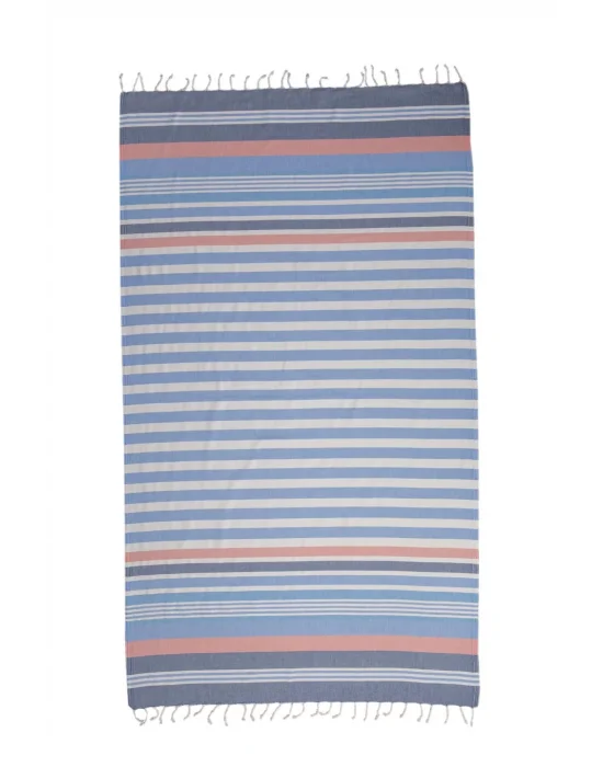 Trivia Blue & Navy Blue Peshtemal