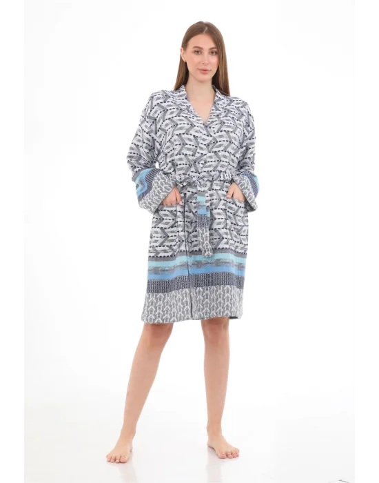Vitta Navy Blue Bathrobe