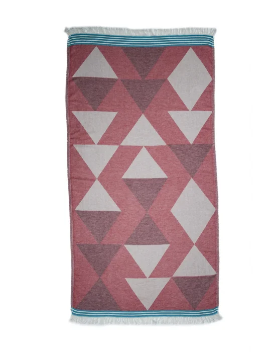 Zeugma Burgundy Peshtemal