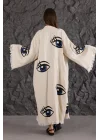 Eye Wooden Printed Kaftan