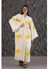 Palm Wooden Printed Kaftan