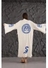 Medusa Wooden Printed Bathrobe