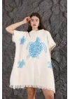 Turtle Wooden Printed Poncho