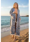 Acteon Blue Bathrobe