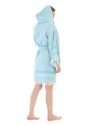 Alinda Turquoise Bathrobe