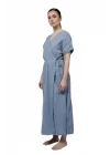 Anvelop Blue Muslin Dress