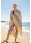 Apollonia Yellow & Purple Peshtemal (Sustainable Cotton)