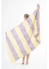 Apollonia Yellow & Purple Peshtemal (Sustainable Cotton)