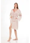Aspendos Beige & Terra Bathrobe