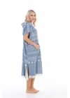 Aspendos Blue Surf Poncho