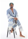 Astrea Navy Blue Bademantel