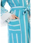 Astrea Turquoise Bathrobe