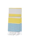 Boreas Yellow & Turquoise Peshtemal