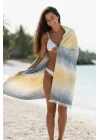 Cavoline Yellow & Blue Peshtemal
