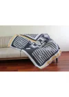 Geo Throw - Black & Yellow
