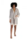 Chevron Grey Bathrobe