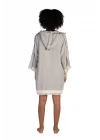 Chevron Grey Bathrobe