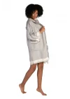 Chevron Grey Bathrobe