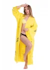 Cho Ku Rei Wooden Printed Bathrobe