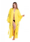 Cho Ku Rei Wooden Printed Bathrobe
