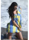 Clotho Blu e Giallo Peshtemal