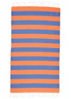 Clotho Orange & Blue Peshtemal