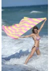 Clotho Pink & Yellow Peshtemal