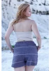 Didyma Navy Blue Beach Shorts