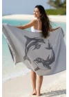 Dolphin Black Peshtemal (Sustainable Cotton)