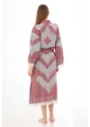 Edessa Burgundy Bathrobe