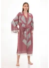 Edessa Burgundy Bathrobe