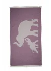 Elefant Lila Peshtemal (Nachhaltige Baumwolle)