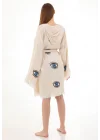 Eye Wooden Stamp Bathrobe