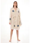 Eye Wooden Stamp Bathrobe