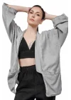 Gaia Grey Linen Kimono