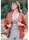 Gaia Terra Linen Kimono