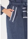 Glay Navy Blue Bathrobe