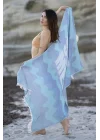 Halikarnassos Royal Blue & Turchese Peshtemal