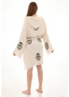 Hamsa Wooden Stamp Bathrobe