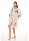 Kelim Wooden Stamp Bathrobe