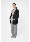 Atelier Chaputs Linen Black Kimono One-Size