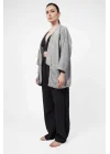 Ateiler Chaputs Linen Grey Kimono One-Size