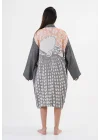 Lady Black Bathrobe