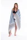 Letoon Navy Blue Peshtemal