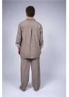 Atelier Chapeuts Linen Beige Trousers