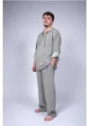 Atelier Chaputs Linen Green Lace-Up Shirt