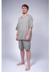 Atelier Chaputs Linen Gray Shorts