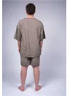 Atelier Chaputs Linen Green T-Shirt