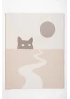 Luna Throw - Beige & Brown