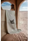 Luna Throw - Beige & Brown